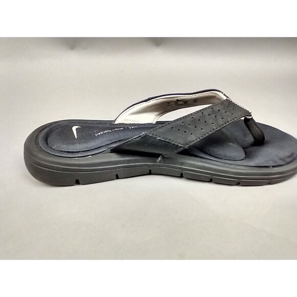 Nike Comfort Thong Sandals Womens 7 Black Flip Flops Cushioned 354025-011 - Picture 4 of 9